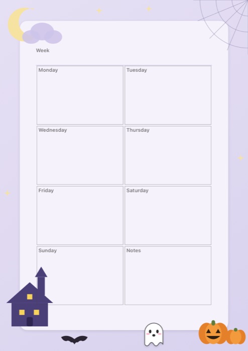 Moonlight theme page